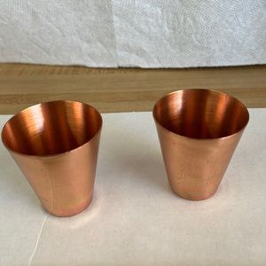 Copper Shot glasses